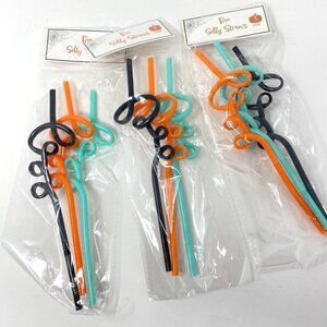 Target Boo Halloween Silly Straws Bundle of 3 Packs Party Favors